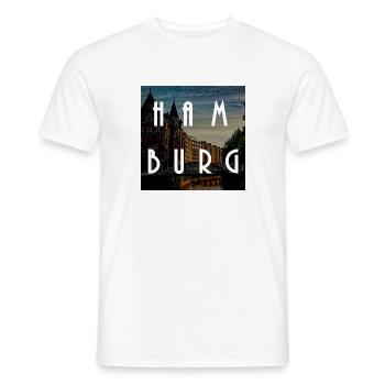 Hamburg - Männer T-Shirt - Weiß - Vorne - AI Model Male 178 dark (178cm)