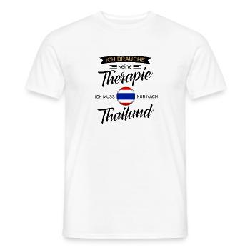 Thaïlande - T-shirt homme - blanc - Devant - AI Model Male 178 dark (178cm)