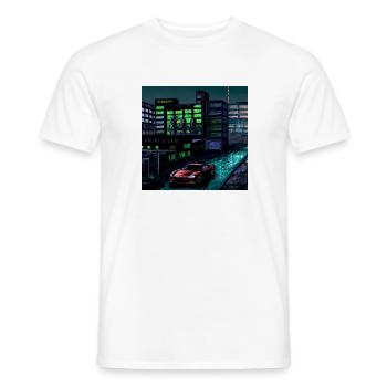 Thème Zuffenhausen-3 - T-shirt homme - blanc - Devant - AI Model Male 178 dark (178cm)