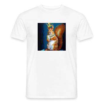 Königin Eichhörnchen - Männer T-Shirt - Weiß - Vorne - AI Model Male 178 dark (178cm)