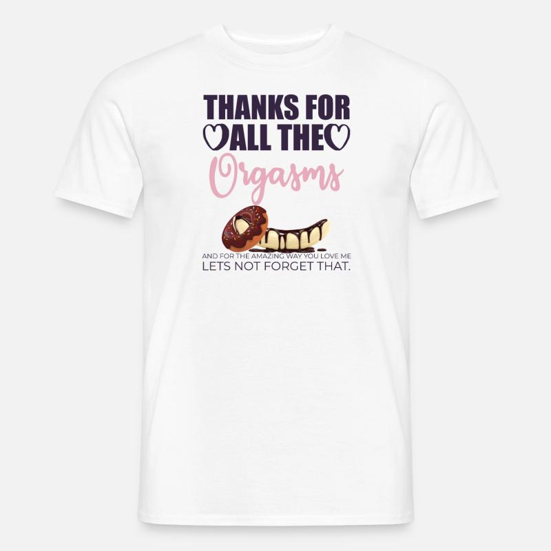 Lustiger Valentinstag Schwarzer Humor - Männer T-Shirt - Weiß