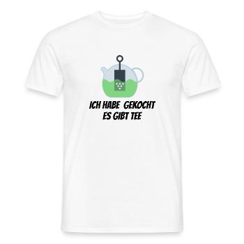 Maenner Ich habe gekocht es gibt tee - Männer T-Shirt - Weiß - Vorne - AI Model Male 178 dark (178cm)