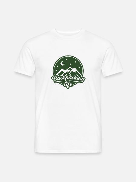 Voyage voyage backpacking la nostalgie de la distance - T-shirt homme - blanc