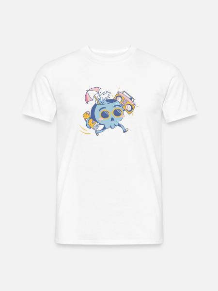 Sommer - Männer T-Shirt - Weiß