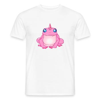 Frog Unicorn - Men's T-Shirt - white - Front - AI Model Male 178 dark (178cm)