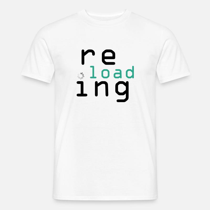 reloading - Men's T-shirt - white