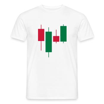 Leuchter - Männer T-Shirt - Weiß - Vorne - AI Model Male 178 dark (178cm)