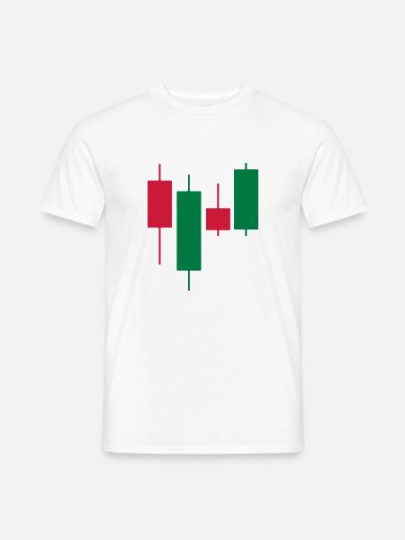 candlesticks - Men's T-Shirt - white
