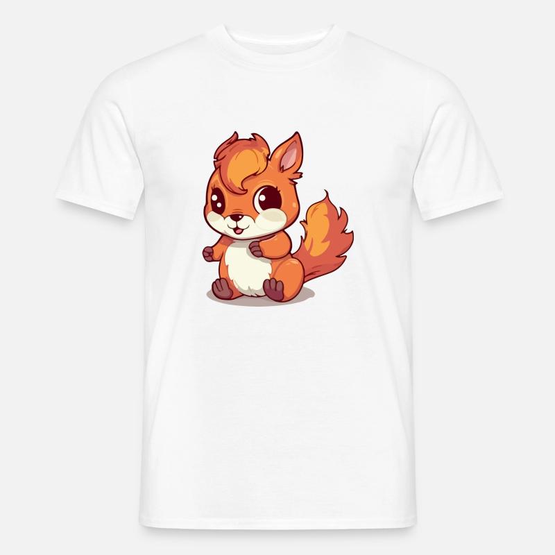 Matmat das Eichhörnchen - Männer T-Shirt - Weiß
