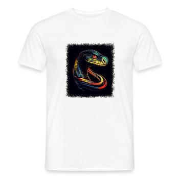funny monkey jokes joke geek ape present - Männer T-Shirt - Weiß - Vorne - AI Model Male 178 dark (178cm)