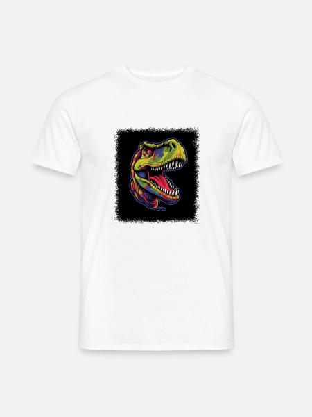 present birthday present idea bird family green - Männer T-Shirt - Weiß