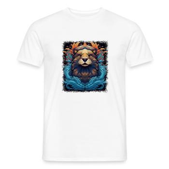 baby otter animals kids gift idea joke fun - Männer T-Shirt - Weiß - Vorne - AI Model Male 178 dark (178cm)
