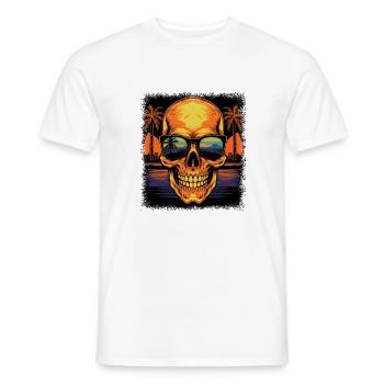 funny sayings geek board biker shirt present idea - Männer T-Shirt - Weiß - Vorne - AI Model Male 178 dark (178cm)