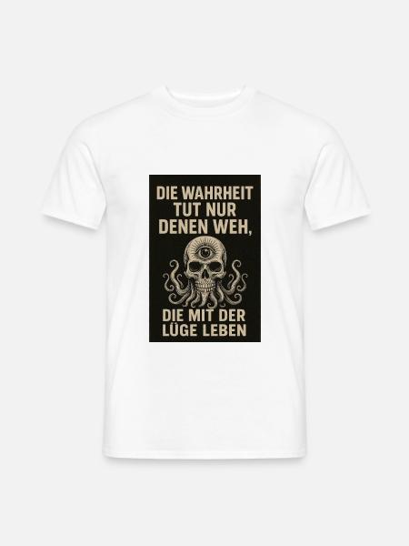 Wahrheit - Männer T-Shirt - Weiß