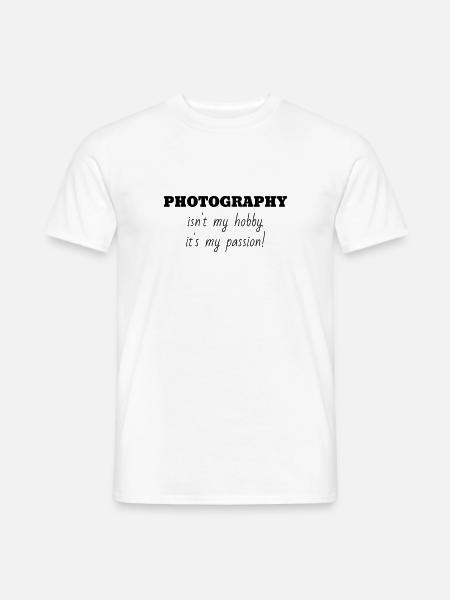 Photographer Photo Fotograf Photographe - Men's T-Shirt - white