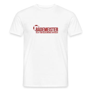 Rettungsschwimmer Badeaufsicht Bademeister - Männer T-Shirt - Weiß - Vorne - AI Model Male 178 dark (178cm)