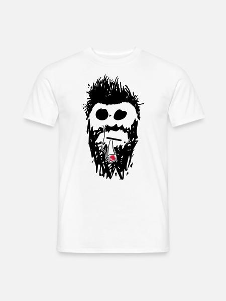 hipster_01 - Männer T-Shirt - Weiß