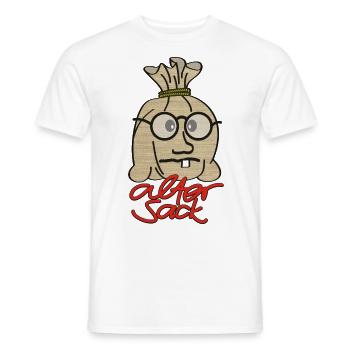 Alter Sack - Männer T-Shirt - Weiß - Vorne - AI Model Male 178 dark (178cm)