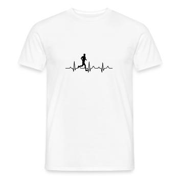 Marathon - Männer T-Shirt - Weiß - Vorne - AI Model Male 178 dark (178cm)