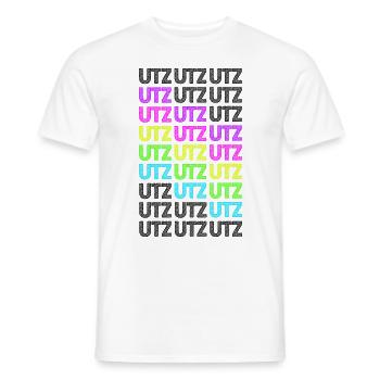 UTZUTZUTZ - Männer T-Shirt - Weiß - Vorne - AI Model Male 178 dark (178cm)