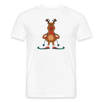 Noël - T-shirt homme - blanc - Devant - AI Model Male 178 dark (178cm)