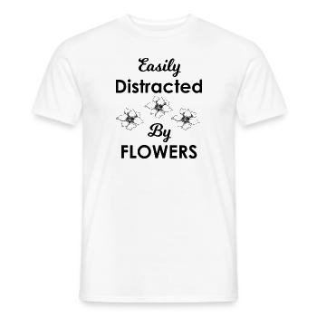Florist Flower Plant Nature Gardener - Men's T-Shirt - white - Front - AI Model Male 178 dark (178cm)