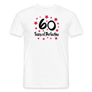 perfection_60 - T-shirt homme - blanc - Devant - AI Model Male 178 dark (178cm)