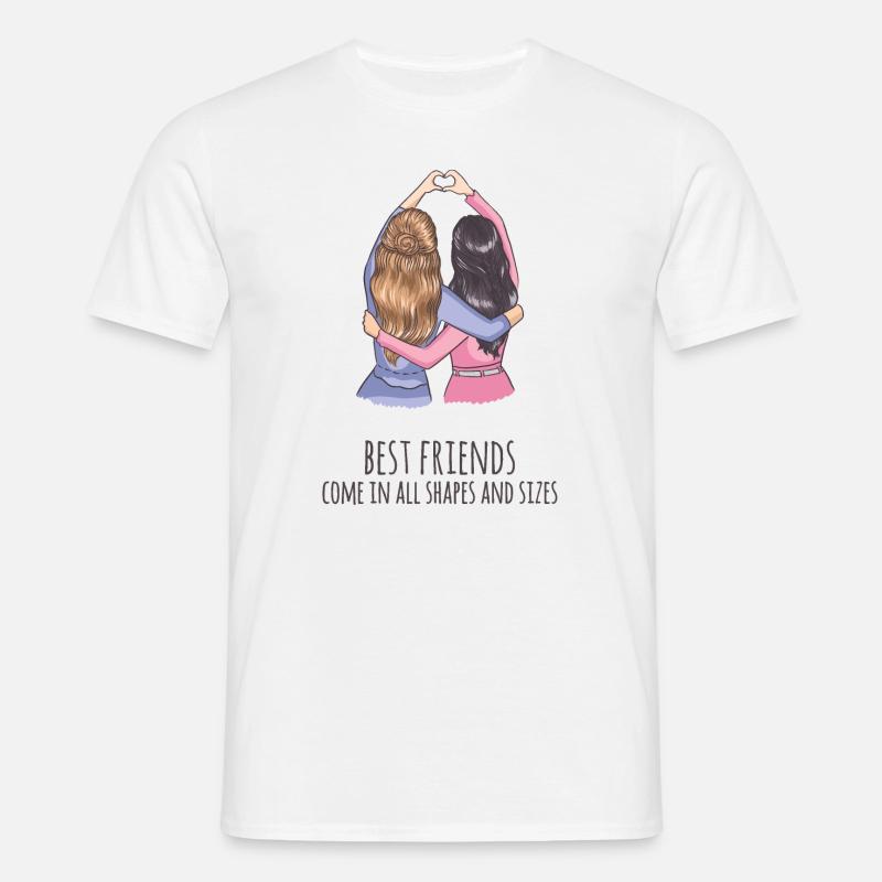 Gave kæreste. Gave til bedste ven - T-shirt til herrer - hvid