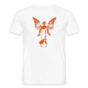 Engel - Männer T-Shirt - Weiß - Vorne - AI Model Male 178 dark (178cm)
