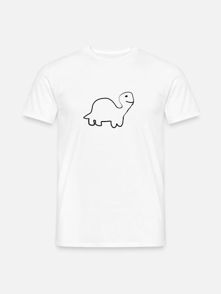 Tiere Tier Schildkröte Motive - Männer T-Shirt - Weiß