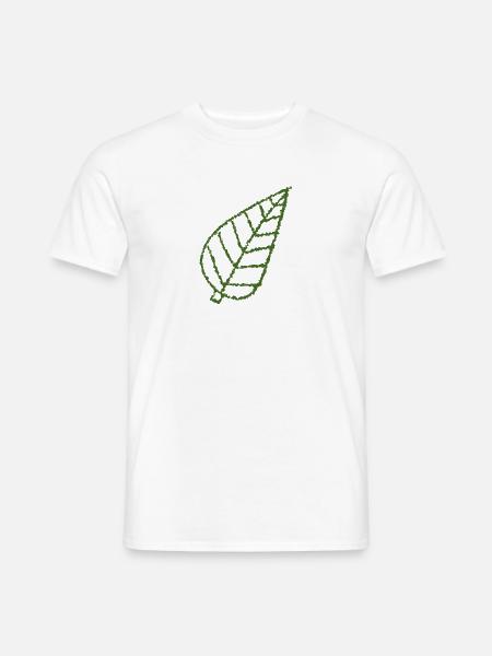 Blätter Baum Symbol Blatt Grün - Männer T-Shirt - Weiß