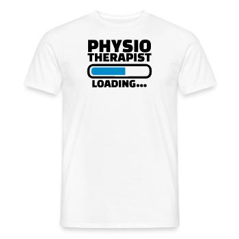 Physiotherapist - Men's T-Shirt - white - Front - AI Model Male 178 dark (178cm)
