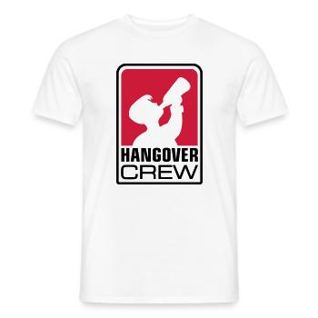 hangover crew logo - Männer T-Shirt - Weiß - Vorne - AI Model Male 178 dark (178cm)