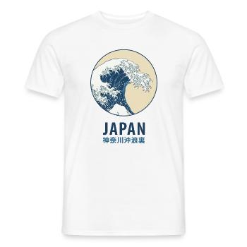 Kanagawa, Japan - Männer T-Shirt - Weiß - Vorne - AI Model Male 178 dark (178cm)