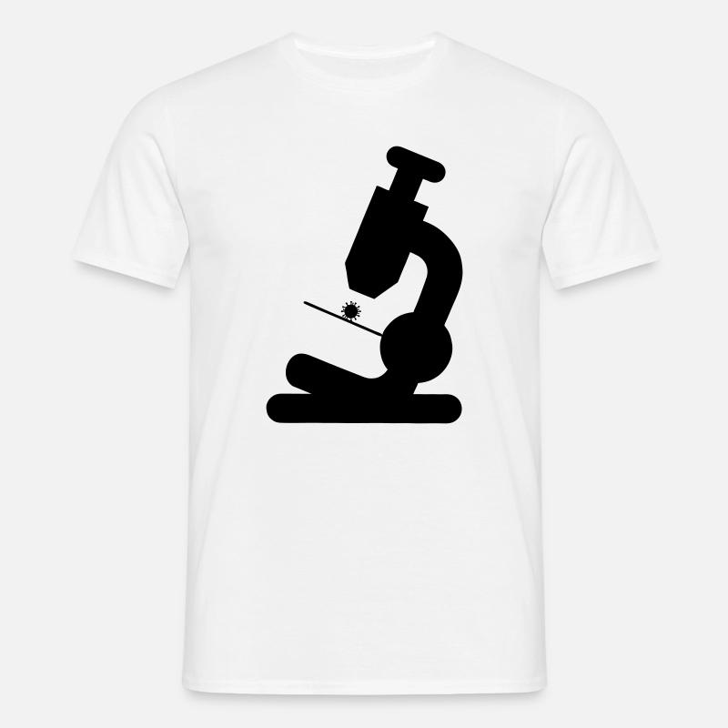 Microscope - Men's T-Shirt - white