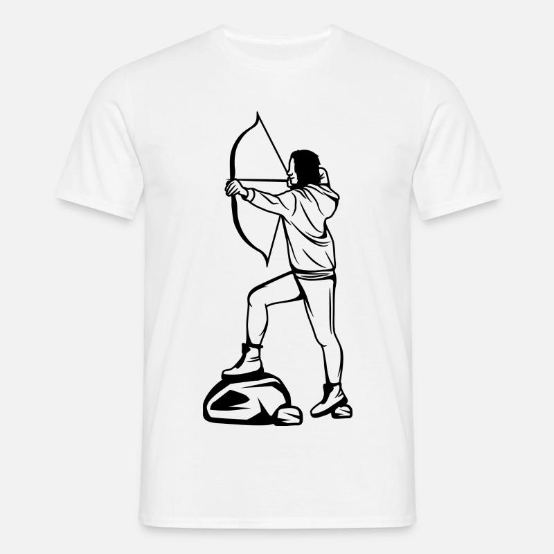 Archer Sketch - Men's T-Shirt - white
