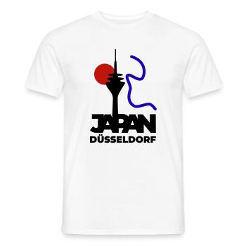 Le Japon se rend à Düsseldorf - T-shirt homme - blanc - Devant - AI Model Male 178 dark (178cm)