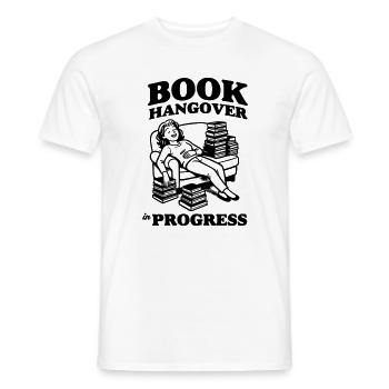 Livre Hangover in Progress - T-shirt homme - blanc - Devant - AI Model Male 178 dark (178cm)