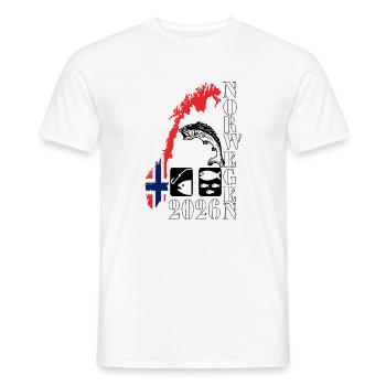 Angel Tour 2026  - Männer T-Shirt - Weiß - Vorne - AI Model Male 178 dark (178cm)