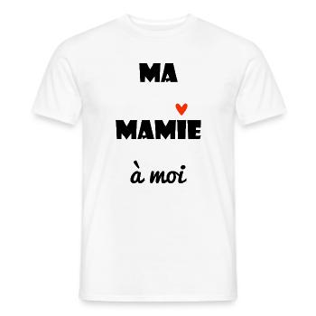 OMA. MAMA. OMA. MUTTERTAG - Männer T-Shirt - Weiß - Vorne - AI Model Male 178 dark (178cm)