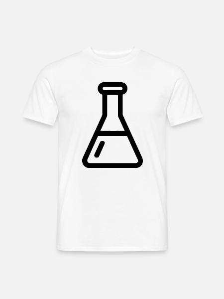 Fläschchen - Männer T-Shirt - Weiß