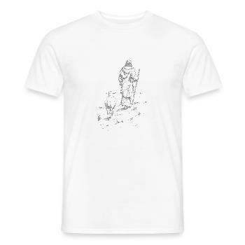 Jesus – Der Weg - Männer T-Shirt - Weiß - Vorne - AI Model Male 178 dark (178cm)