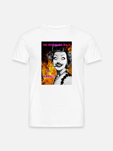 Burn_Baby-_Burn - Männer T-Shirt - Weiß