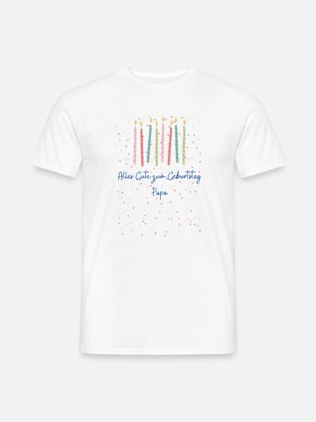 Alles Gute zum Geburtstag Papa - Männer T-Shirt - Weiß