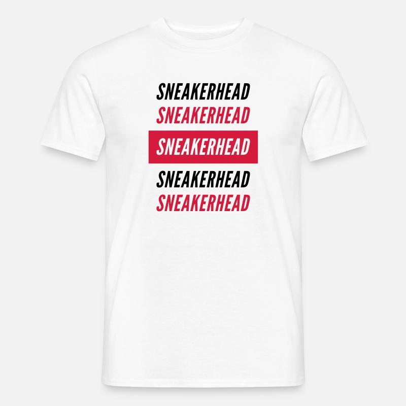 Sneaker - Männer T-Shirt - Weiß