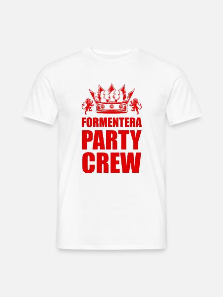 Formentera Party Crew Tour - Men's T-Shirt - white