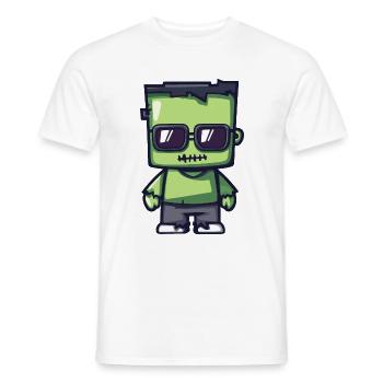 Zombie Halloween Cool - T-shirt homme - blanc - Devant - AI Model Male 178 dark (178cm)
