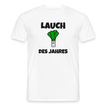 Lauch des Jahres | Muskelmann - Männer T-Shirt - Weiß - Vorne - AI Model Male 178 dark (178cm)