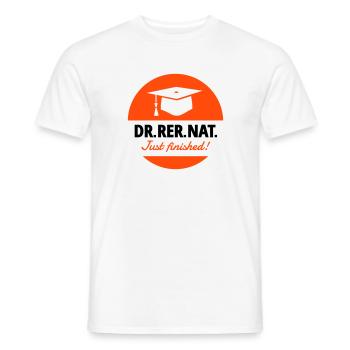 Dr. rer. nat. - Doktor - Männer T-Shirt - Weiß - Vorne - AI Model Male 178 dark (178cm)