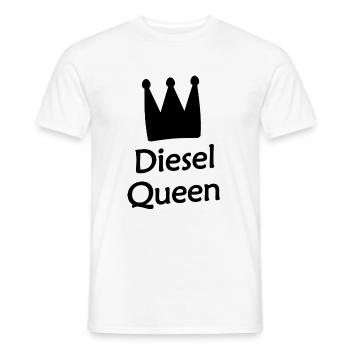 The Female Driver - Men's T-Shirt - white - Front - AI Model Male 178 dark (178cm)